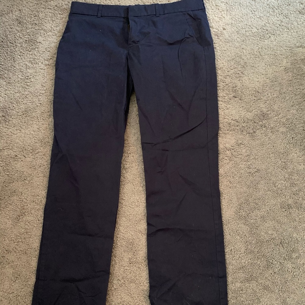 Navy khakis by Gap